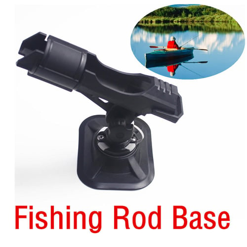 Fishing Rod Holder, 360 Degree Adjustable Fishing Pole Holder With Clamp,  Folding Rod Racks Holder For Boat Kayak