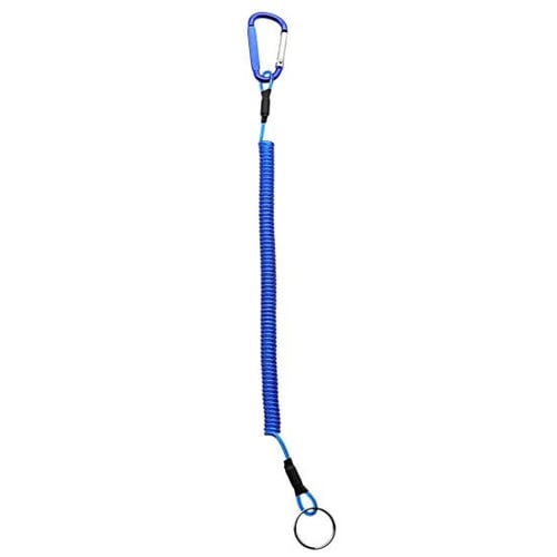 Retractable Coiled Fishing Lanyard Safety Rope Fishing Rod Anti