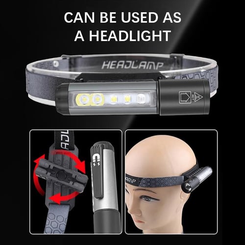 Hat Clip LED Headlight Night Fishing Headlamp Mini Induction Cap Clip Lamp  Work Light Emergency Flashlight - sotib olish Hat Clip LED Headlight Night  Fishing Headlamp Mini Induction Cap Clip Lamp Work