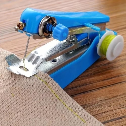 Mini Portable Sewing Machine Handheld Ergonomic Design For Clothes