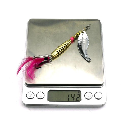 Yediao Metal Fishing Lure Hard Spinner Fishing Lures, Spoon Lures 9.6cm  11.3g with feather hook - sotib olish Yediao Metal Fishing Lure Hard  Spinner Fishing Lures, Spoon Lures 9.6cm 11.3g with feather