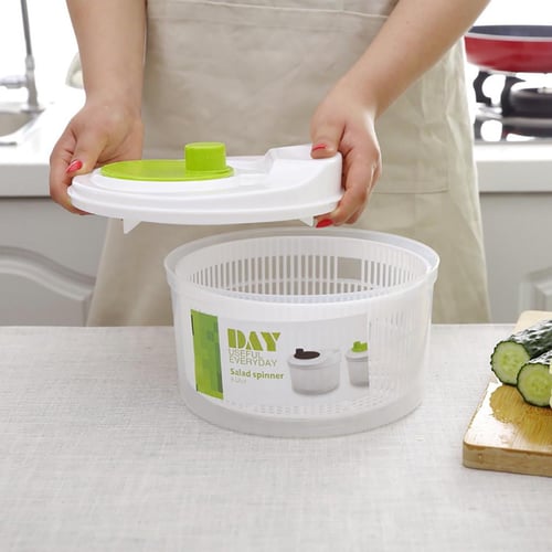 Vegetables Washer Dryer,4L Large Capacity Fruit Vegetable Strainer