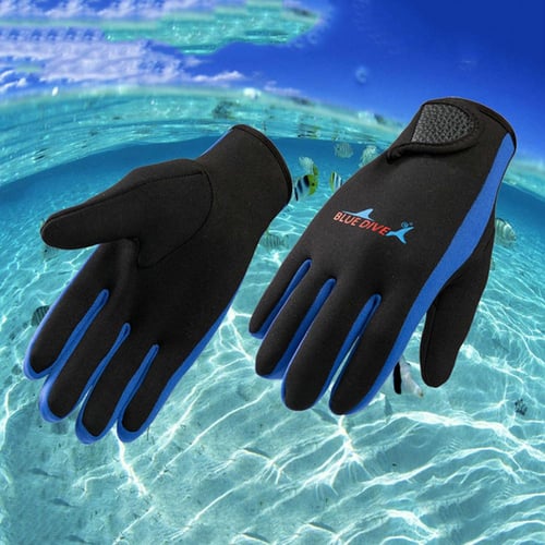 5mm Scuba Diving Gloves Waterproof Five Finger Dive Gloves Anti Slip Neoprene  Gloves Thermal for Diving Snorkeling Surfing