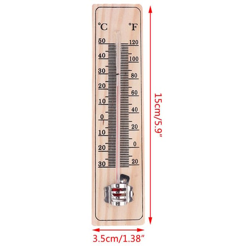 1pc Wall Hang Thermometer Indoor Outdoor Garden House Garage Office Room Hung Logger