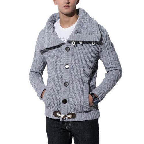 Cardigan Winter 2019 Sweaters Mens 2019 Buckle Sweater Cardigan