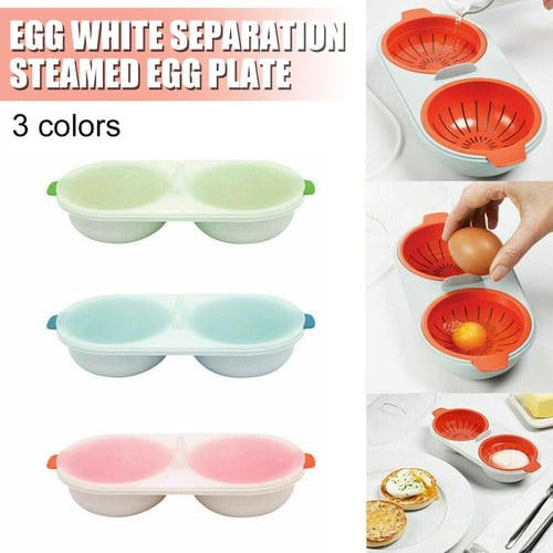 Mini Double Egg Cooker, Microwave Eggs Poacher, Creative Tableware