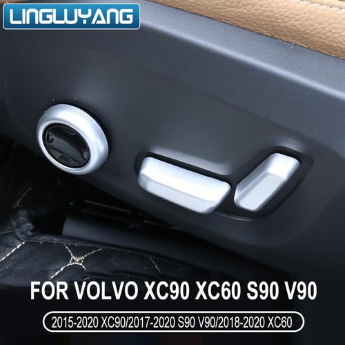 For Volvo XC40 2018-2021 ABS Carbon Fiber Inner Door Handle Frame