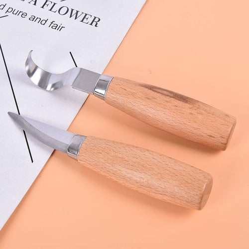 2Pcs/Set Stainless Steel Wood Carving Cutter Woodwork Sculptural