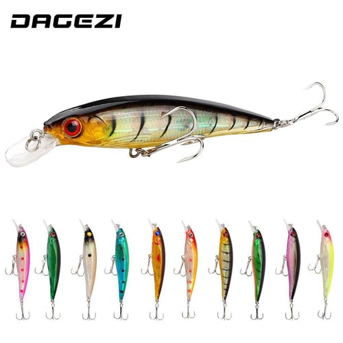 Deep Diving Fishing Lure Bait 9.5cm 11g Wobblers Hard Crankbait