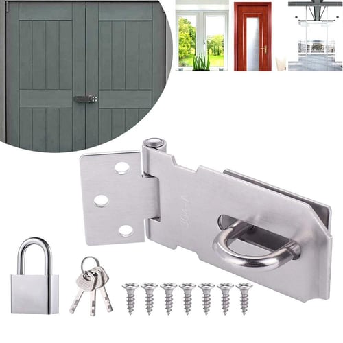 Door Lock Gate Latch,1 Set, Rust-Resistant, Easy Installation