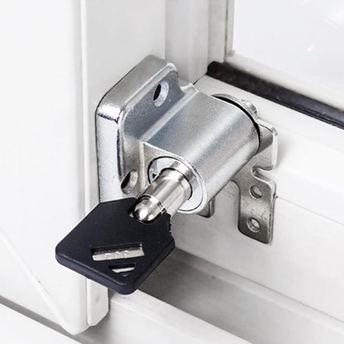 Sliding Sash Stopper Cabinet Locks Straps Doors Security Anti-theft Lock  Window Sliding Door Baby Kids Child Safety Doors Lock