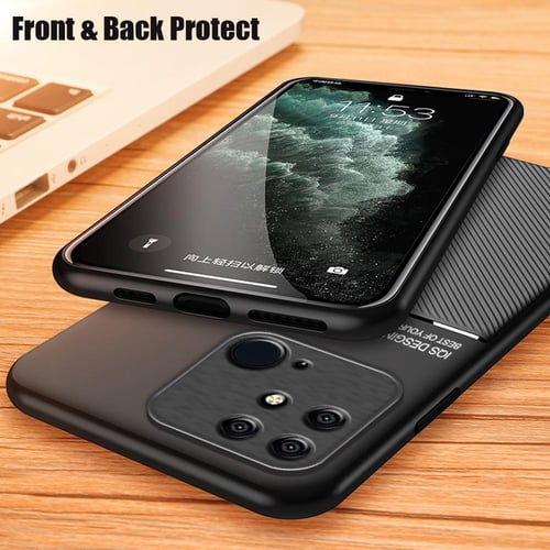 Cheap New Electroplate Straight Edge Case For Xiaomi Redmi 10C 6.71 Xiamoi  Redmi10C 4G 10 C Smooth Soft Shockproof Cover Shell Coque