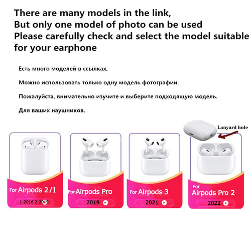 Lychee Pattern Earphone Cover For Airpods Pro 3 2 1 Pro2 Case Silicone TPU  Coque For