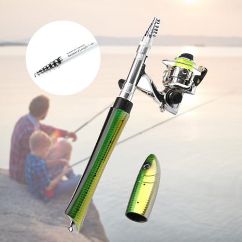 Cheap MUQZI Sports Accessory Portable Foldable Fishing Rod Tackle