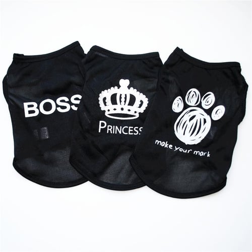 Cute Pet Clothes Cartoon Pet Clothing Summer Shirt Casual Vests