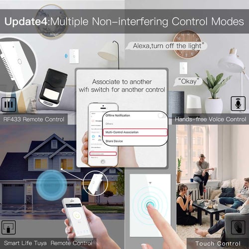 DAMML Smart Plug Mini 15A, Energy Monitor, Smart Home WiFi(2.4GHz