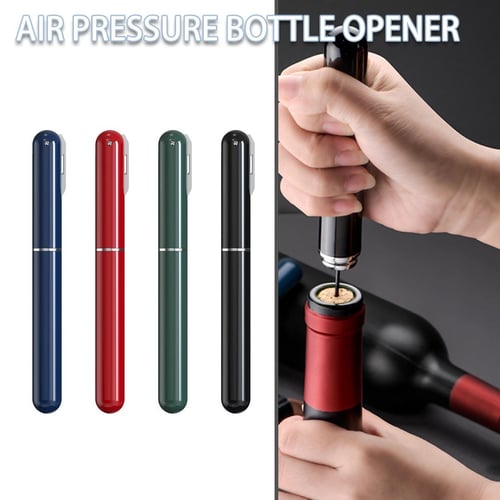 Air Pressure Corkscrew Pump Popper Red Wine Bottle Opener Remover Cork Out  Tool