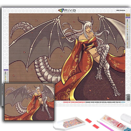 5D Diamond Painting Hayao Miyazaki Anime Dragon Mosaic Embroidery Home  Decor Art