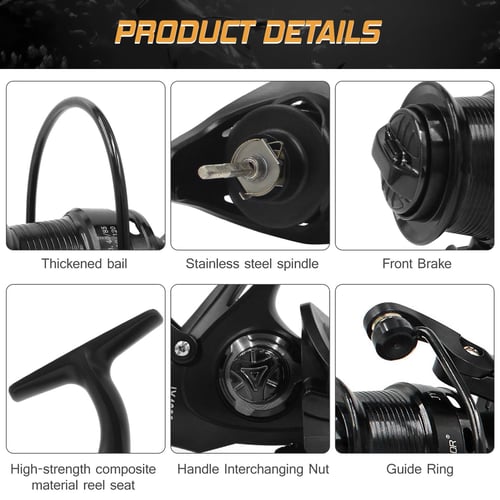 USB Rechargeable Carbon Fiber Baitcasting Reel 9+1BB Electric Fishing Reel  with Display High Spee 
