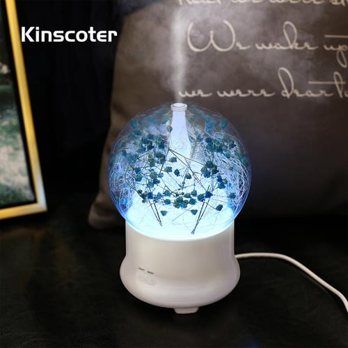 560ml Volcano Flame Remote Control Aromatherapy Air Humidifier Essential  Oil Diffuser