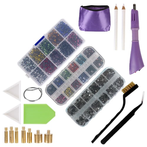 Crystal Glass Hotfix Rhinestone Applicator EU Plug Rhinestone Heat