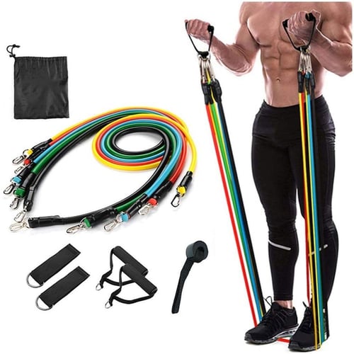 Heavy Resistance Bands, 350lbs Exercise Bands with Handles, Workout Bands  for Working Out Men, Weight Bands Set with Door Anchor and Ankle Straps