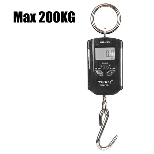 Hanging Hook Scales Fishing Travel Portable Crane Scale Backlight  Electronic Weighing Scale Weight 200kg/100g Heavy Duty Double Accuracy -  buy Hanging Hook Scales Fishing Travel Portable Crane Scale Backlight  Electronic Weighing Scale
