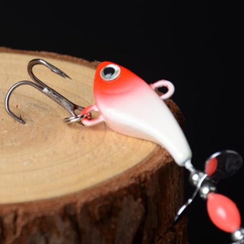 13g 8.5cm 3D Eyes Luminous Fake Lure with Feather Rotating Spinner Sequins Fishing  Lure Fishing Tools - sotib olish 13g 8.5cm 3D Eyes Luminous Fake Lure with  Feather Rotating Spinner Sequins Fishing