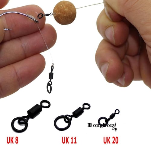 Yediao 8 Ring Fishing Double Welded Bearing Swivel Fishing Gear