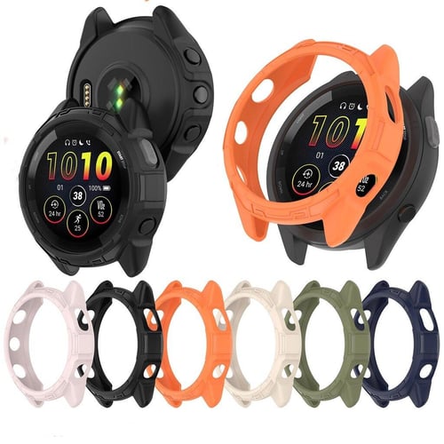 Soft TPU Case Cover for Garmin Forerunner 255 255s Smart Watch Protector  Shell Silicone Screen Protection