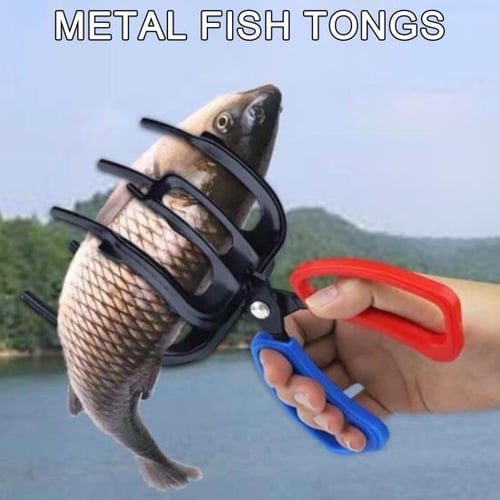 Metal Fish Gripper 2/3 Claws Anti-slip Handle Multifunction
