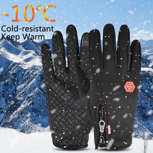 Winter Gloves Men Women Warm Tactical Touch Screen Gloves Waterproof Hiking Skiing  Fishing Cycling Snowboard Non-slip Gloves Mountaineer Zipper Gloves -  купить Winter Gloves Men Women Warm Tactical Touch Screen Gloves Waterproof