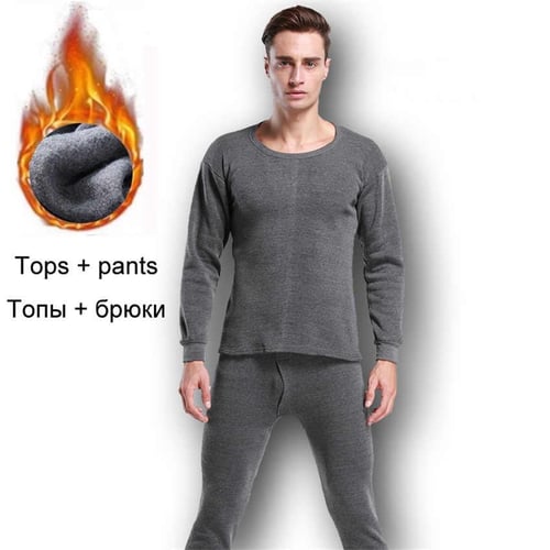 Thermal Underwear Men Winter Inner Wear Clothes Thermo Pajamas