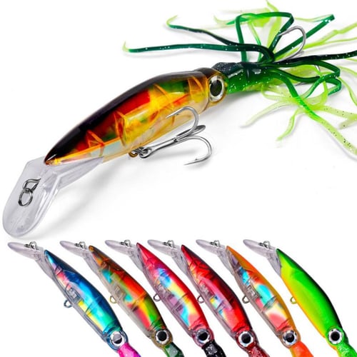 14cm/40g Octopus Squid Fishing Lures With Treble Hook Simulation Hard Bait  Fishing Gear For Sea - buy 14cm/40g Octopus Squid Fishing Lures With Treble  Hook Simulation Hard Bait Fishing Gear For Sea