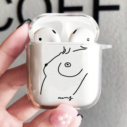 Letter D & Heart Graphic Earphone Case For Airpods1/2, Airpods3