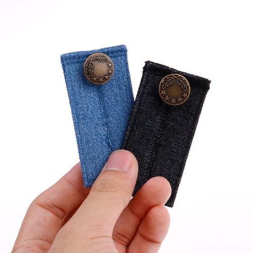 Denim Waist Extenders for Men and Women(6 Pack), Adjustable Waistband  Expanders for Jeans Trousers Pants Buttons Extender Set : : Arts &  Crafts