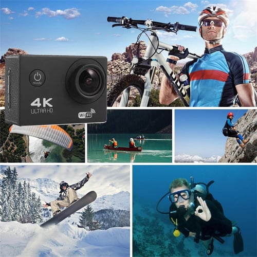 Original H9 Action Camera Ultra HD 4K / 30fps WiFi 2.0 170D Gopro Sport  Camera