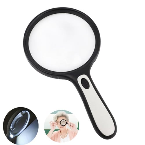 Headband Magnifier Head Magnifying Glass Lens Loupe With Led Light