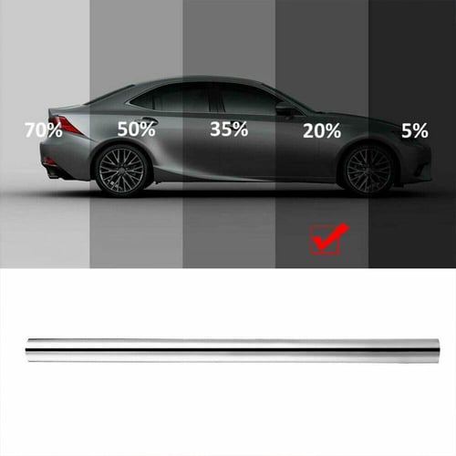 Silver Uncut Roll Window Tint Film 35% VLT Car Home Office Glass Car  Accessories