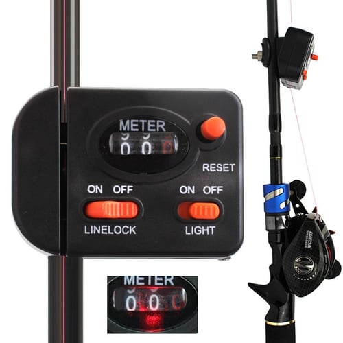 Fishing Line Counter Sea Reel Digital Display 0-999M Meter Gear for Trolling