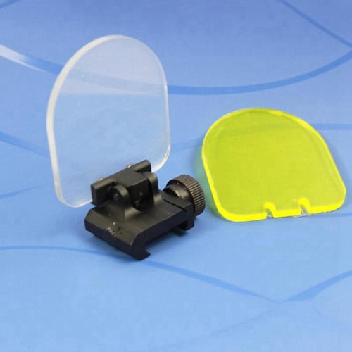 Airsoft Lens Sight Protector Cover Shield w/20mm Rail Mount For Rifle Scope