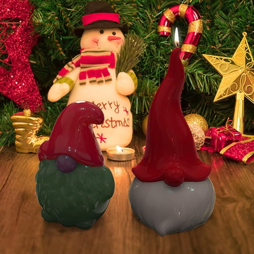 3D Christmas Santa Claus Silicone Candle Mold DIY Gypsum Soap