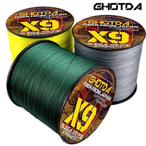 Fishing Line 9 Braided Multifilament Wire PE 500M Thread Sea Carp 9X Cord  Smooth Lure Spinning Threads - sotib olish Fishing Line 9 Braided  Multifilament Wire PE 500M Thread Sea Carp 9X