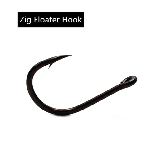 10pcs Metal Fishing Hook Sting Pin Spike Barbed Maggot Bait Hair Rigs Carp Feeder  Fishing Accessories Size M 