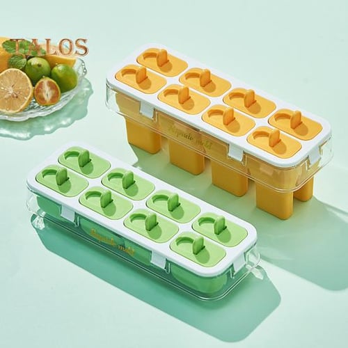 8 Grids Ice Cream Mold Ice Mould Handmade Dessert Popsicle Mold