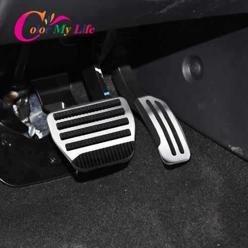 Stainless Steel Car Pedals Gas Brake Pedal Pads Cover for Renault