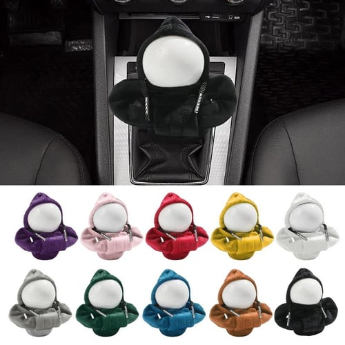 Cheap PDTO Gear Shift Hoodie Cover Car Interior Funny Shifter Knob