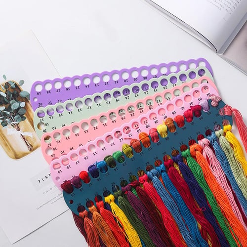  12Pcs Embroidery Floss Organizer Cross Stitch Thread Holder 20  Positions Craft Storage Holder Tools for Cotton Thread Craft DIY Sewing :  Arts, Crafts & Sewing