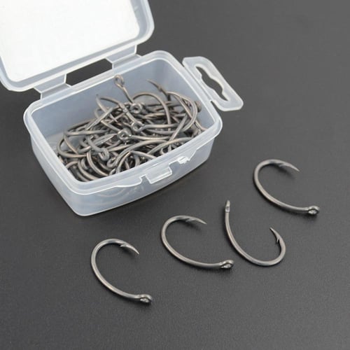 FTK 50pcs Double Backstab Fishing Hooks Trout Hooks Carp Hooks for