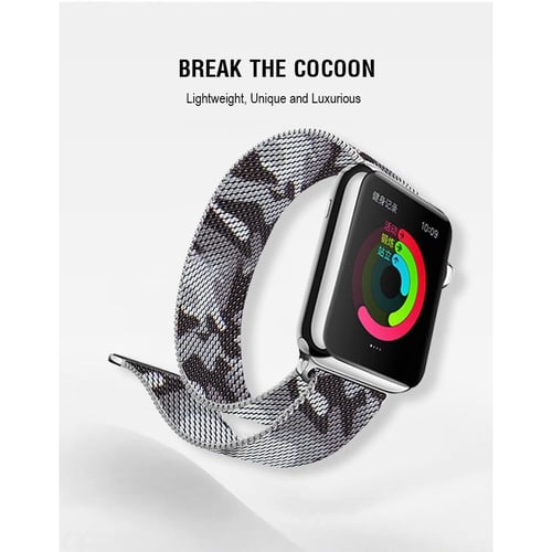 1pc Fashion Men Women Elastic Strap Compatible With Apple Watch Band 44mm  40mm Adjustable Braided Loop Bracelet Apple Watch Series 8 Ultra 7 SE 6  45mm 38mm 49mm Smart Watch Strap Accessories